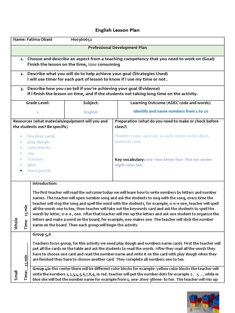 Lesson Plan Template | Lesson Plan | Teachers