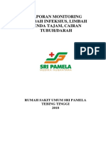 Laporan Monitoring Limbah Benda Tajam Dan Limbah Infeksius