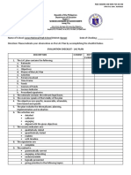 Ims f15 Evaluation Checklist Lac Plan