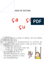 Casos de Leitura Ça Ço Çu