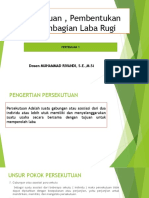 PEMBENTUKAN PEMBAGIAN LABA RUGI