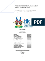 Laporan Konsep Statistika Pada Data Badan Pusat Statistik - Kelompok 5