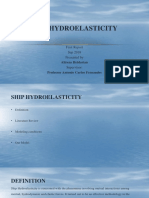Ship Hydroelasticity: First Report Sep 2018 Presented by