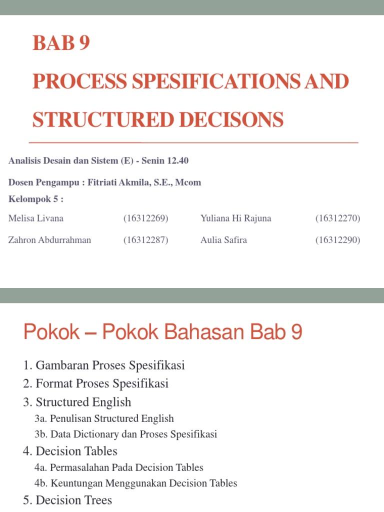 Chap 9 - Process Specifications and Structure | PDF