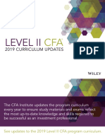 2019 CFA Curriculum Change