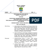 Kedudukan, Susunan Organisasi, Tugas Pokok Dan Fungsi Serta Tata Kerja Pada Badan Kepegawaian, Pendidikan Dan Pelatihan Daerah Kota Bekasi
