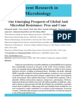 The Emerging Prospects of Global Anti Microbial Resistance Pros and Cons