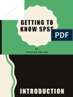 Getting To Know Spss - Pelatihan Asdos 2018