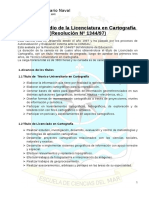 Plan de Estudio Lic en Cartografia