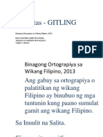 Mga Bantas - Gitling