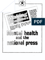 Mental health and the national press