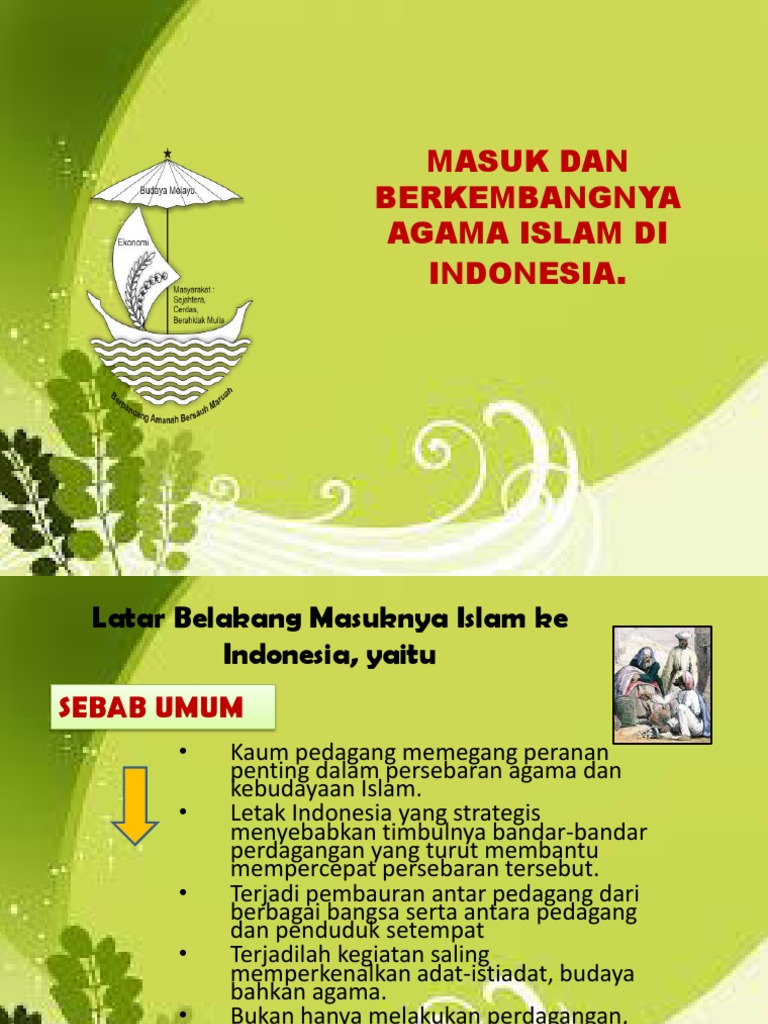 Agama Islam Di Indonesia New Pptx