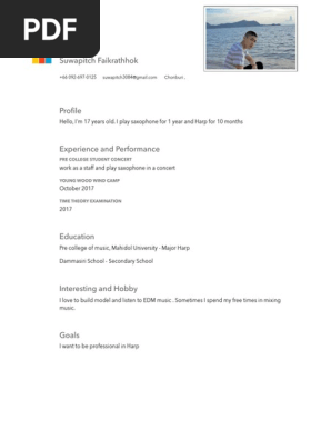 Modern Resume