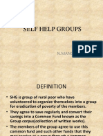 Self Help Groups: BY N.Manoj Kumar