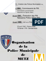Organisation de La Police Municipale de Metz