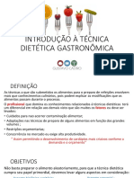 Introdução As Técnicas Dietéticas - Higienização Dos Alimento