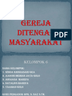 Gereja Ditengah Masyarakat