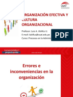 6 Organización efectiva