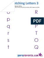 O R P S Q P R T S O T Q: 1. Draw A Line To Connect The Lower Case Letter With Its Upper Case Letter