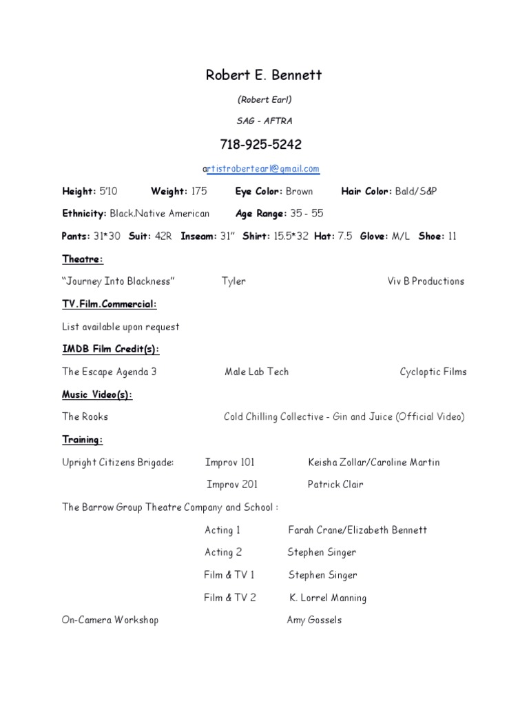 RB Resume1 | PDF