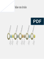 Linha Do Tempo de Ênfase Com Círculos