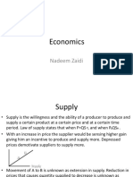 Economics: Nadeem Zaidi