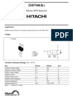 Silicon NPN Epitaxial: Application