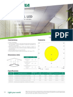 Luminarias interiores LED para oficinas y hoteles