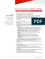 Watchguard Firebox M200 / M300: Highest Utm Performance in The Industry