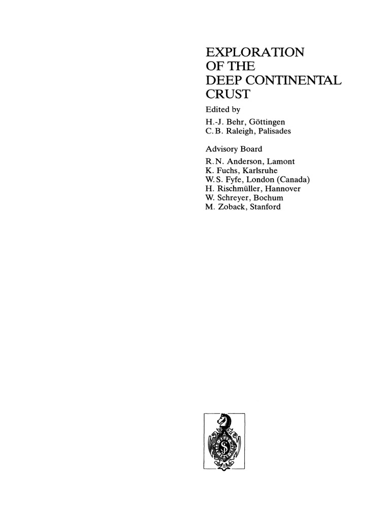 Deep Drilling In Crystalline Bedrock Drilling Rig Science