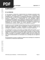 2A Apostando a XY, Manual CEFE