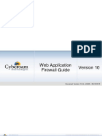 Web Application Firewall Guide: Document Version 10.04.4.0028 - 08/10/2013