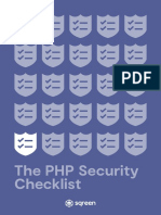PHP Security Checklist