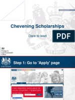 Chevening (Dos & Donts)