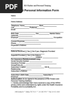 Client Personal Information Form