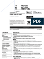 KDC-265U KDC-230U KDC-165U KDC-125U KDC-115U KDC-MP165U: Instruction Manual Mode D'Emploi Manual de Instrucciones