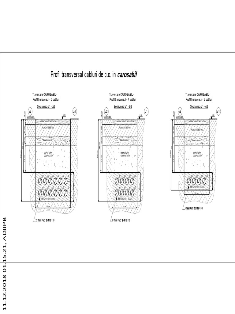 Profil Transversal Cabluri de C.C. In: Carosabil | PDF | Teaching ...