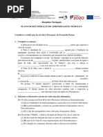 2º Plano de Recuperação de Aprendizagens Modulo 8