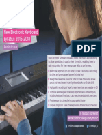 New Electronic Keyboard Syllabus 2015-2018: Available Now