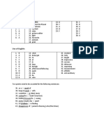 FCE 2011 Reading Key