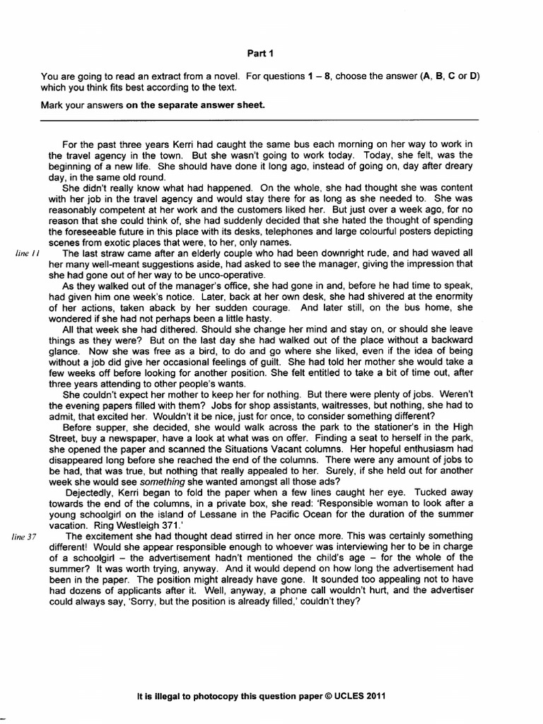 Swimming With Seals Fce Answers
