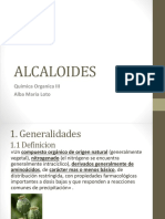 Alcaloides química orgánica