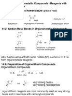 Organometallic Reagents for Alcohol Synthesis