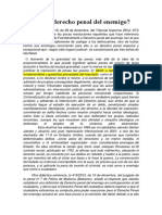 Qué Es El Derecho Penal Del Enemigo