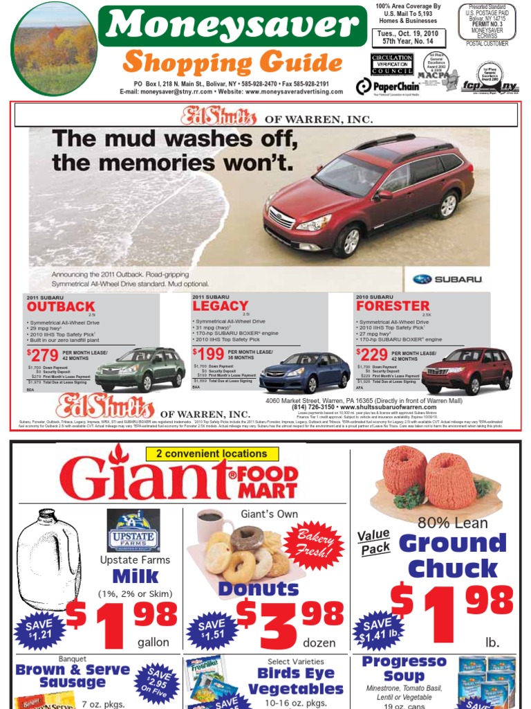 1287336728moneysaver Shopping Guide | PDF | Caregiver | Pizza