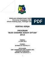 KERTAS KERJA IBU BAPA 2013 (Selepas Program)