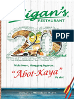 Giligans Menu PDF