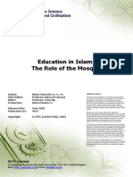 Education in Islam: The Role of The Mosque: FSTC Limited