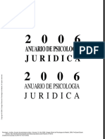 Anuario de Psicología Jurídica. Volumen 16. Año 20... - (PG 2 - 21)