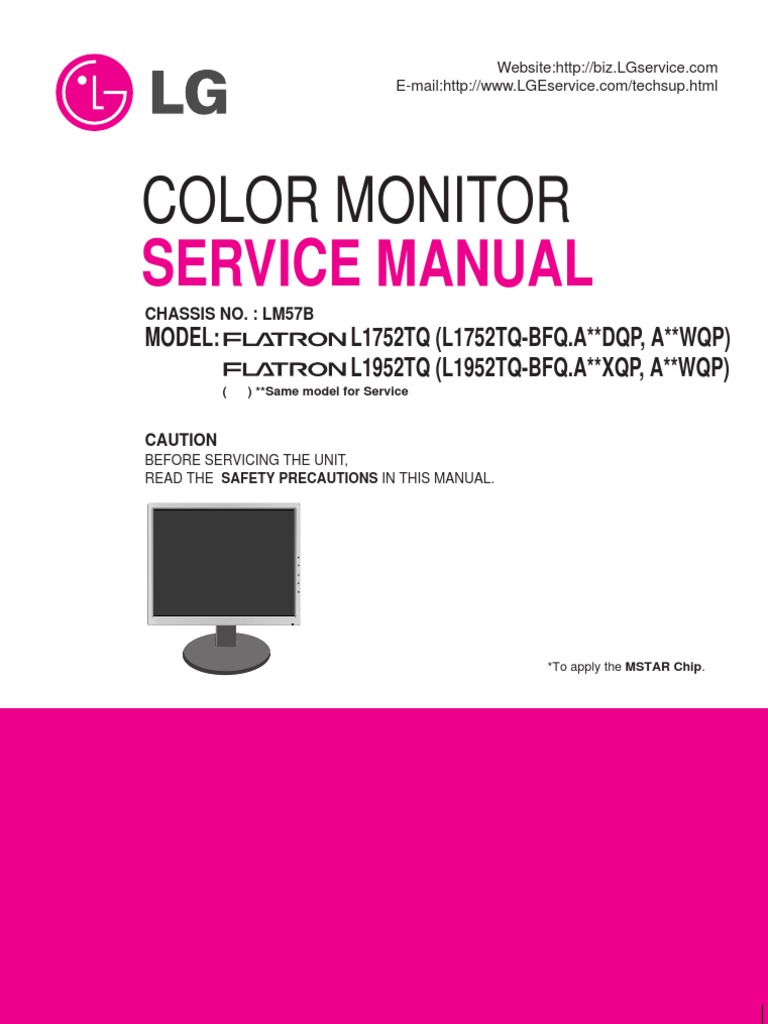 LCD Monitor Service Guide | PDF | Printed Circuit Board | Soldering